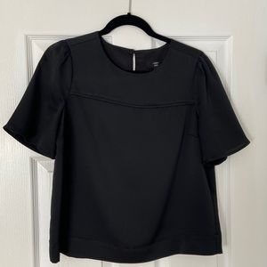 J. Crew Black Short Sleeve Top